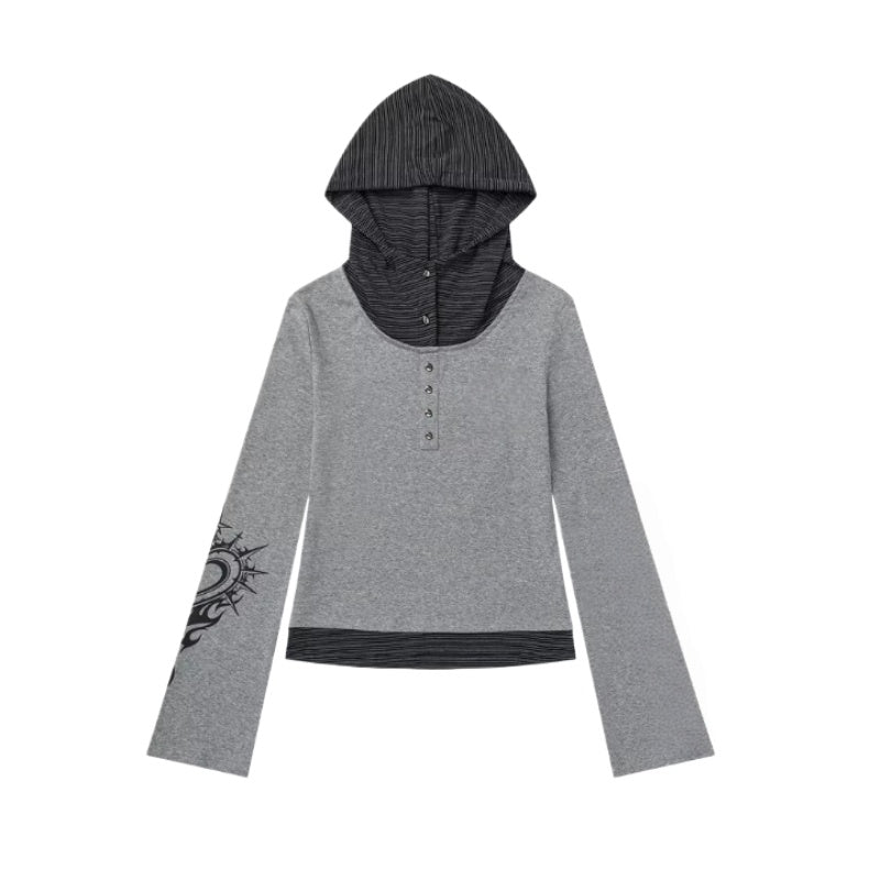 Y2K Style Cool Slim-Fit Long Sleeve