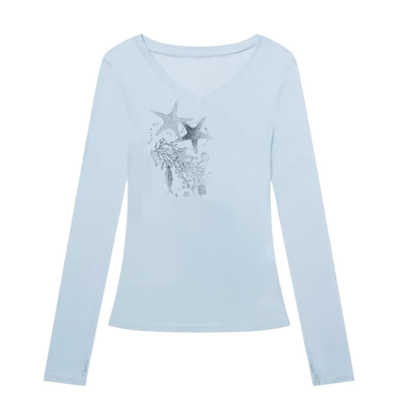 Blue Lightweight Breathable Long Sleeve