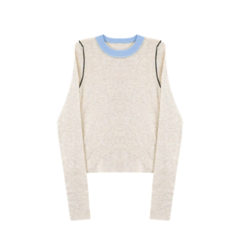 Colorblock Slim-Fit Premium Long Sleeve